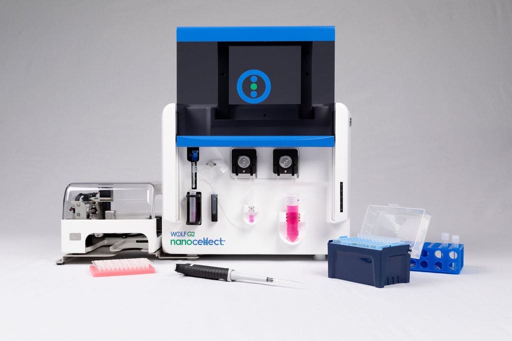 Nanocellect Wolf G2 with N1 Single-Cell Dispenser Accessory